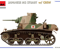 1:35 Japanese M3 Stuart w/ Crew