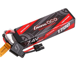 Gens ace G-Tech LiPo - 2S 1700mAh 7.4V 2S1P (35C) HardCase iEC2 Plug