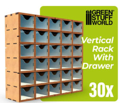 Modular Rack with Drawers – modulární organizér se 30 zásuvkami (vertikální)